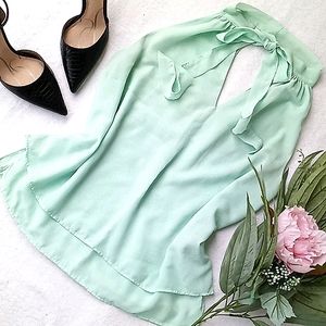 Banana Republic Tie Neck Top